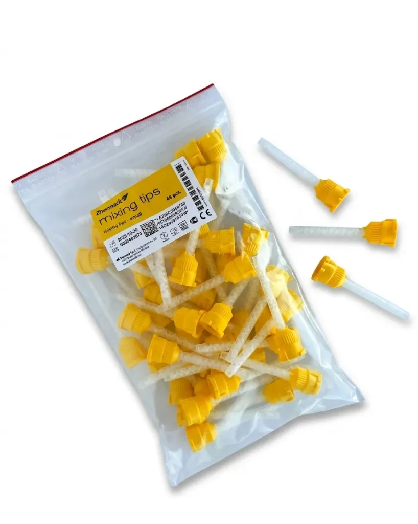 Embouts intra-oraux jaunes (48 pièces) (Gris, Small)